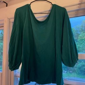 We The Free green top